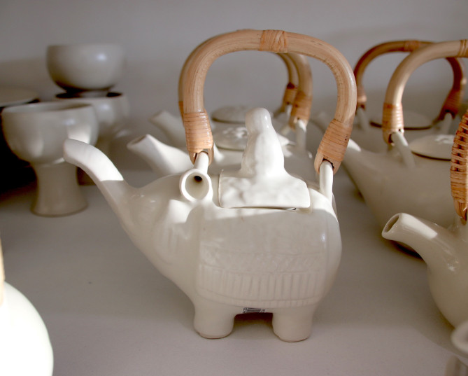 ゾウの急須