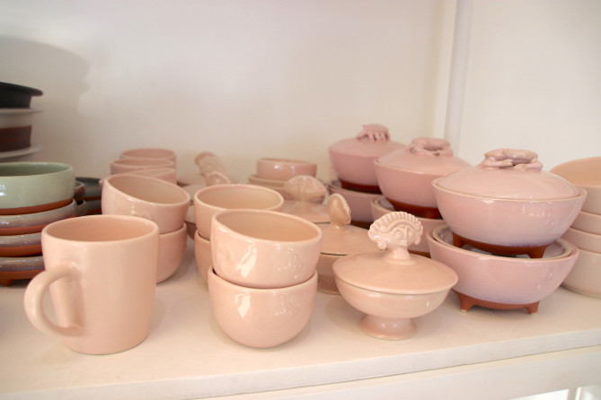 くすみピンクもかわいい