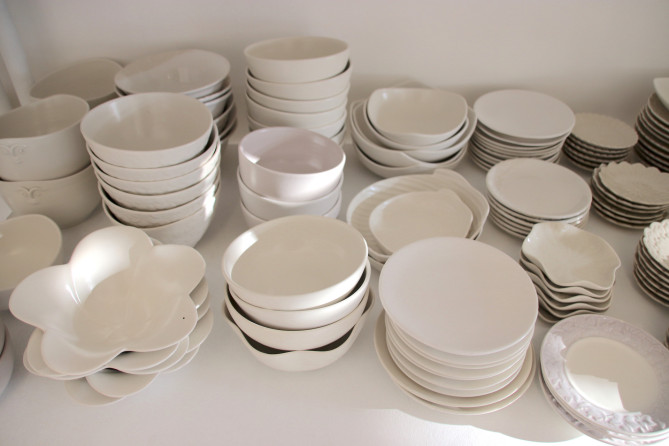 使いやすそうな白のプレート