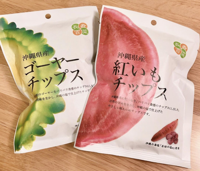 ゴーヤー・紅芋チップス 