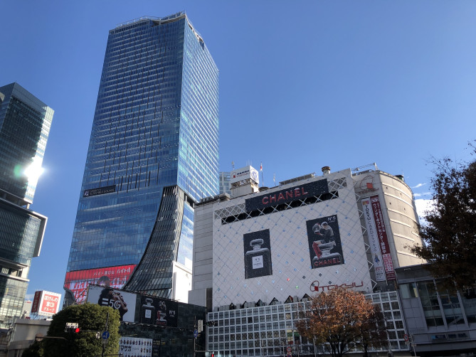 13渋谷スクランブルスクエアのビルの外装・オリジナル画像