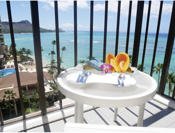 ラナイからの眺め