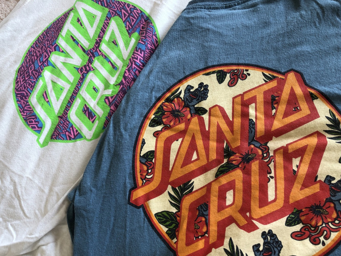 Santa Cruzハワイで購入したTシャツ
