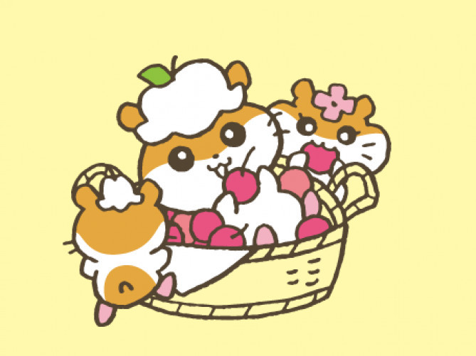 平成レトロ サンリオ ハムスター コロコロクリリン ハムハムハムチュー